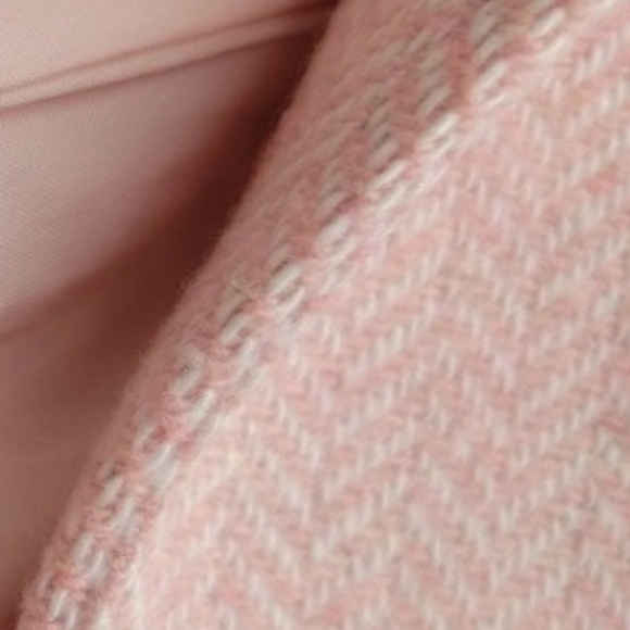 Rachel Parcell Pink and White Herringbone Tweed Jacket - Picture 8 of 16